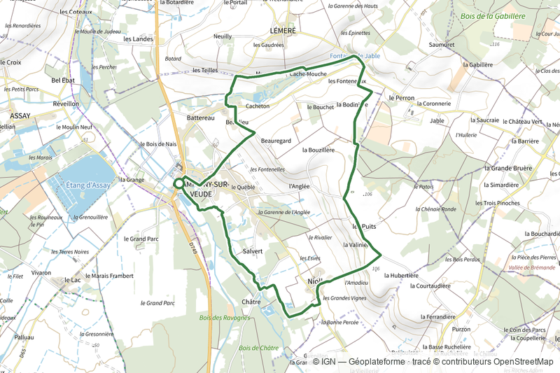 La Sainte Chapelle, son Village et ses Ruisseaux - Champigny-sur-Veude