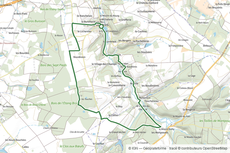 Sentier de Monpoupon - Épeigné-les-Bois