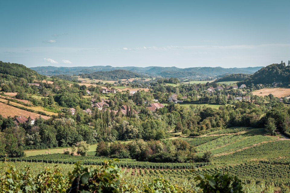 Village de l'Etoile et ses vignes