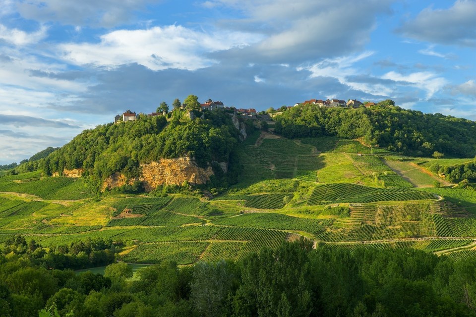 Vue sur Château-Chalon
