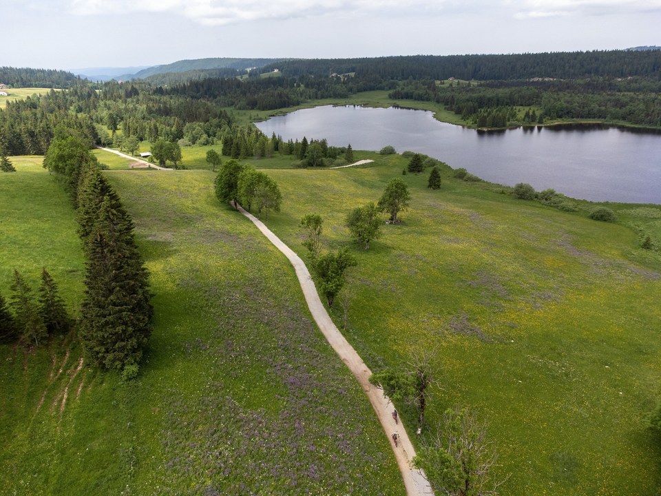 VTTAE (VTT électrique)au lac de Bellefontaine