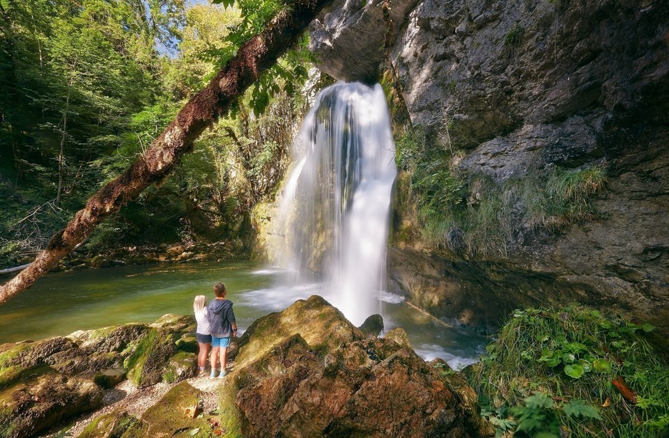 La cascade des Combes