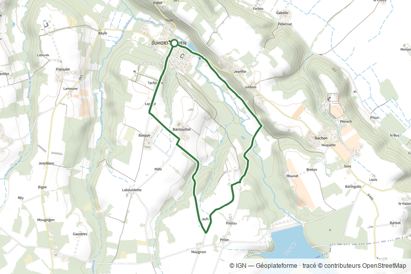 Duhort-Bachen - Circuit des vallons du Lourden