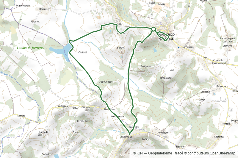 SAINT-CRICQ-CHALOSSE - CIRCUIT DE PÉDOUHAOUT