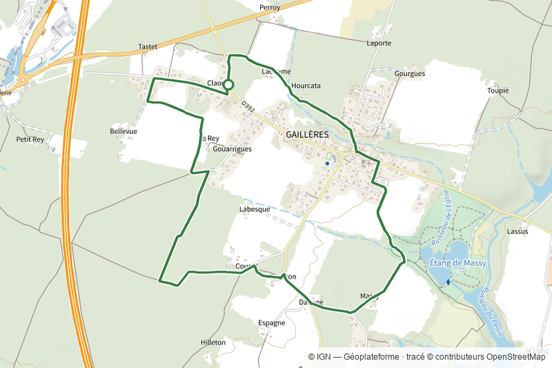 Gaillères - Circuit des airials