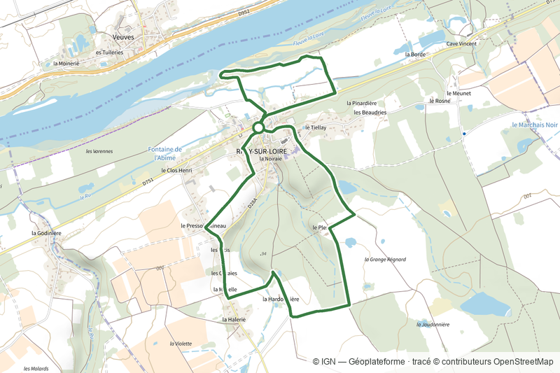 Randonnée non balisée de Rilly sur Loire