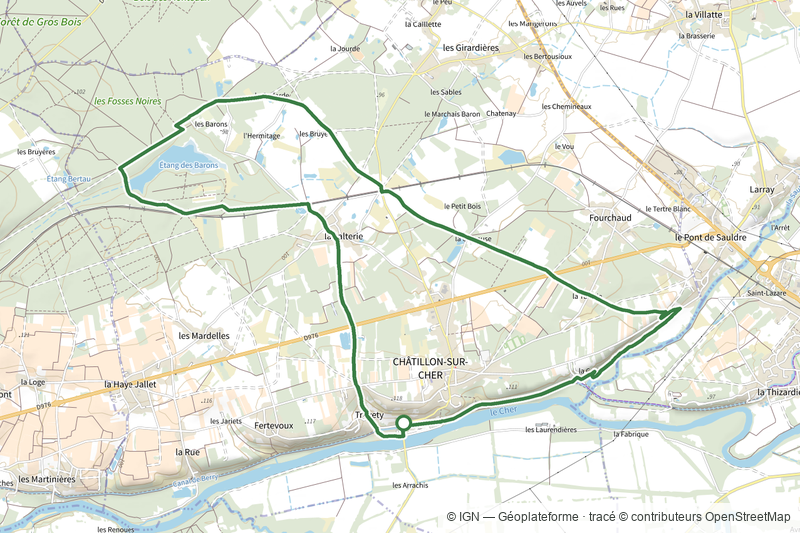 Circuit des vignes à la forêt