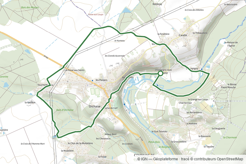 Circuit des bois d'Orchaise