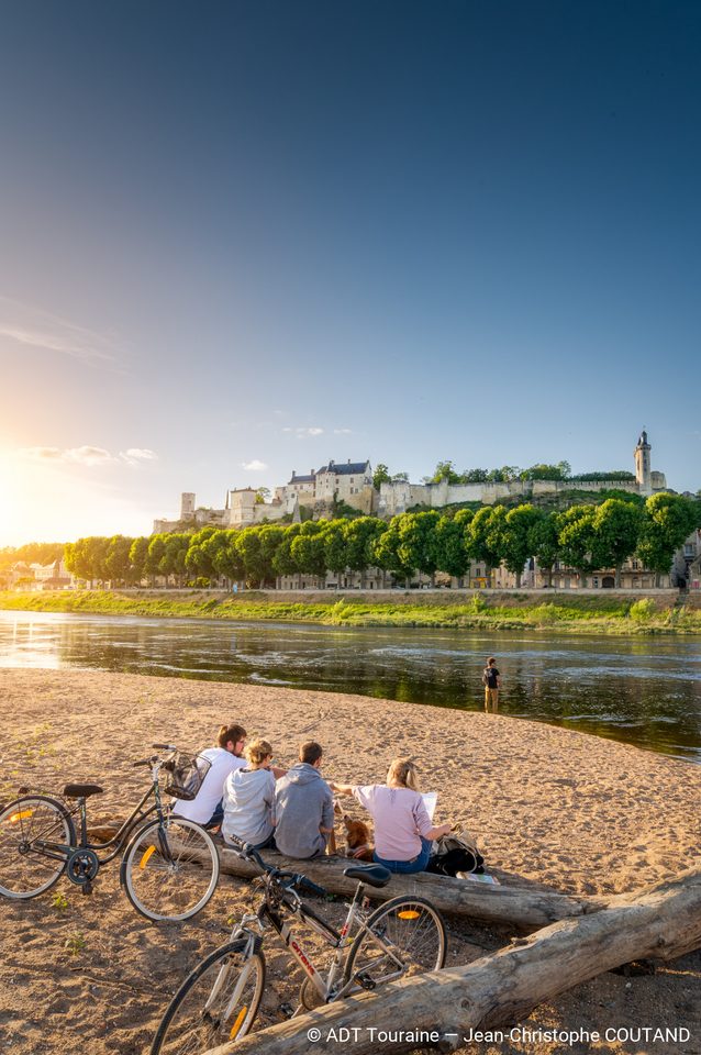La Loire à Vélo - Liaison entre Bourgueil et Candes-Saint-Martin