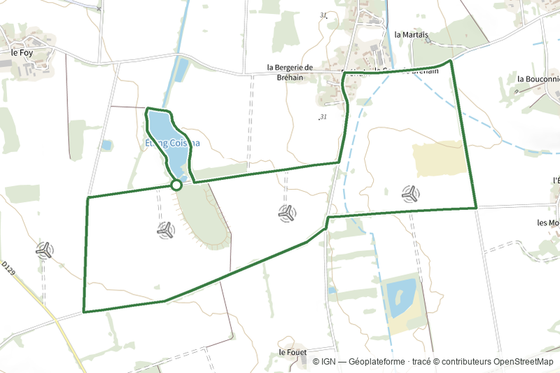 Sentier d'Interprétation du Parc éolien et de l'étang de Coisma