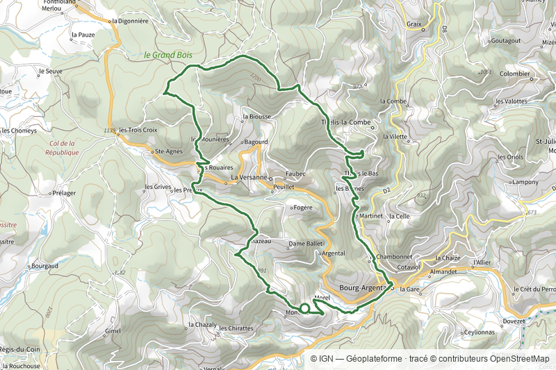 Pilat Nº2: Bourg-Argental - Le Grand Bois