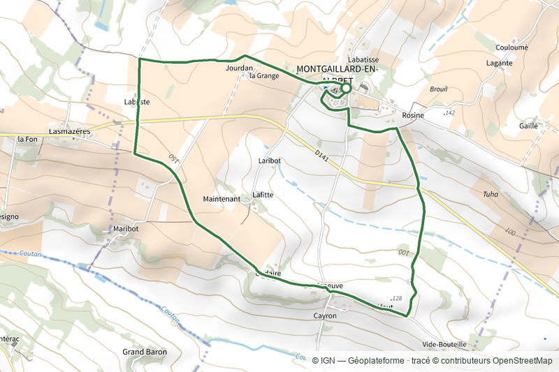 Montgaillard, un village perché - 5.2 km
