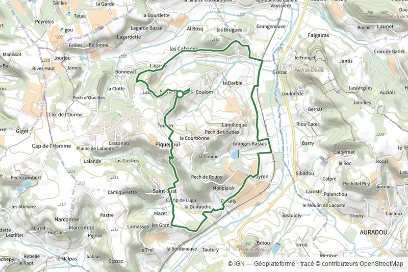 Saint-Thomas, par Saint-Just et Piquepoul - 10.6 km