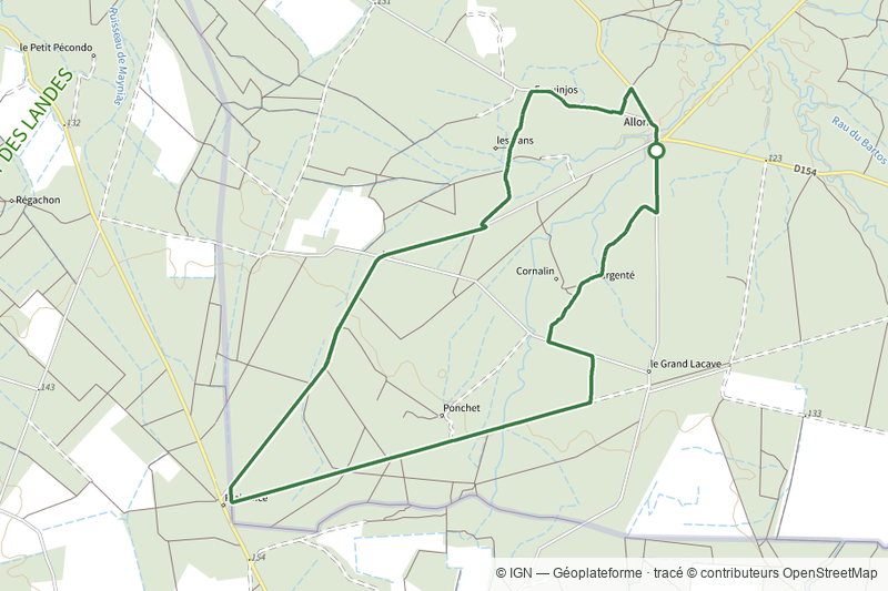 Allons, en Forêt et sur une Ancienne Voie Ferrée - 20.7 km