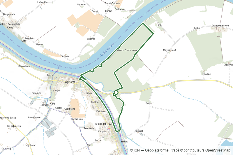 Lagruère, balade entre la Garonne et son Canal - 5.1 km