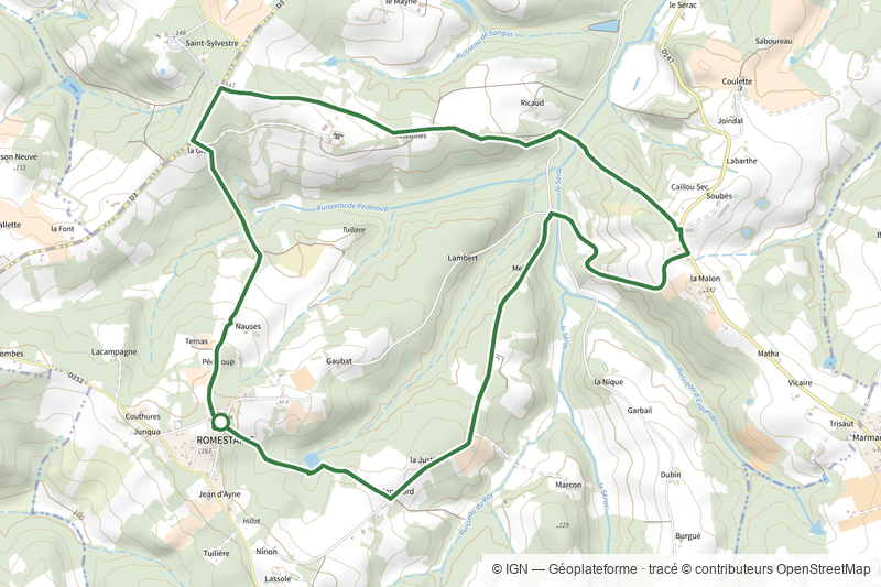 Romestaing, dans les pas des Templiers - 8.3 km