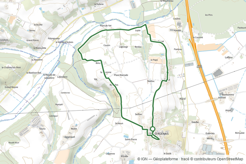 Puch-d’Agenais, dans les terrasses de Garonne - 6.2km
