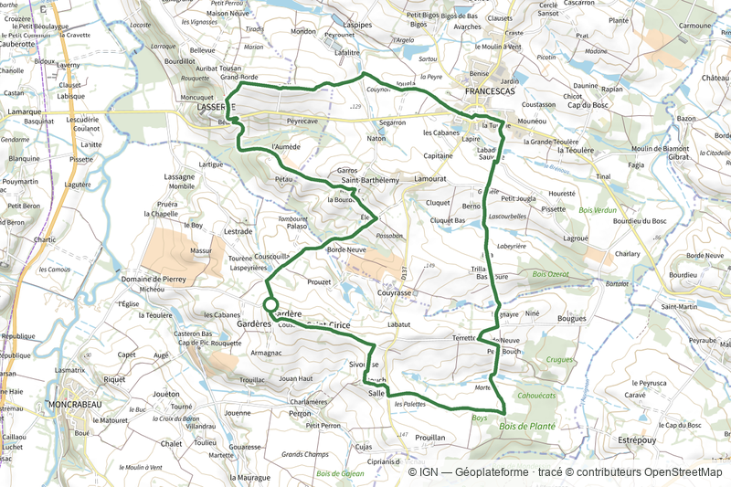 Francescas, circuit des pigeonniers de Gascogne - 15.5 km