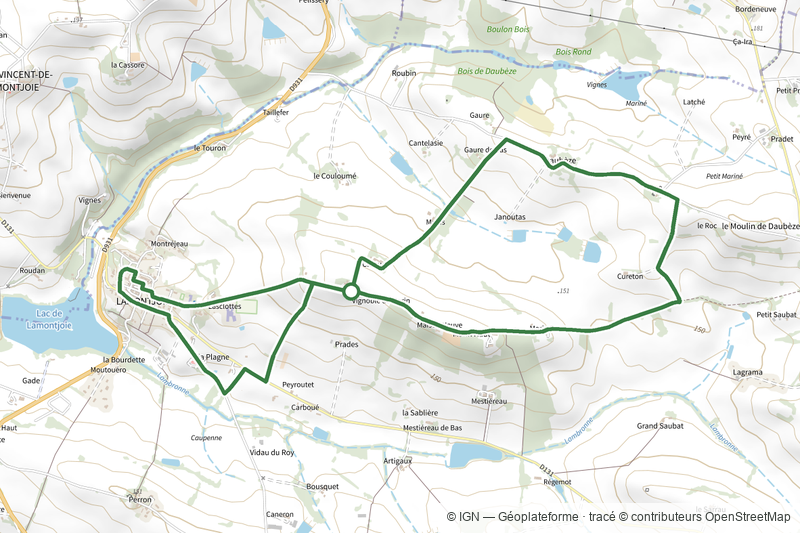 Lamontjoie, bastide de Gascogne 7.8 km