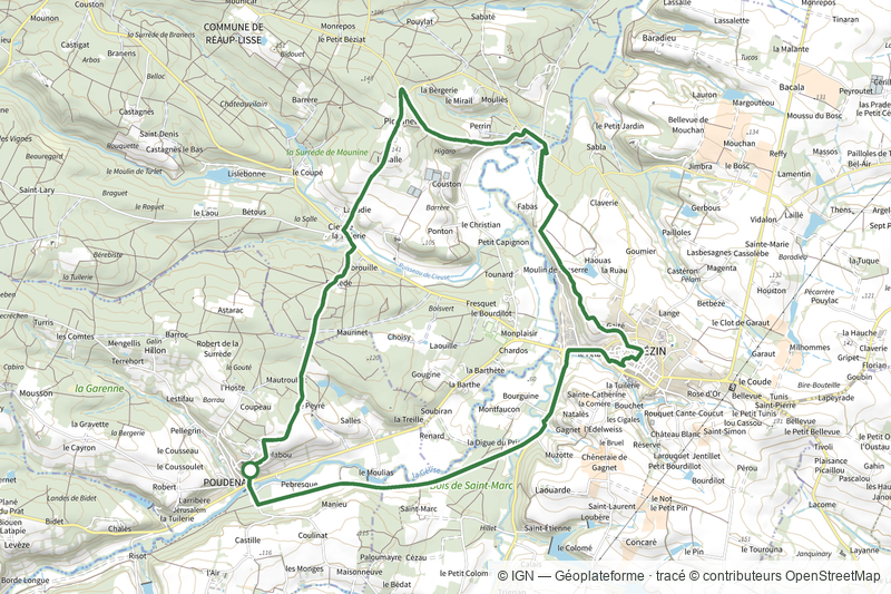 De Mézin, la Médiévale à Poudenas, l'Italienne 14.3 km