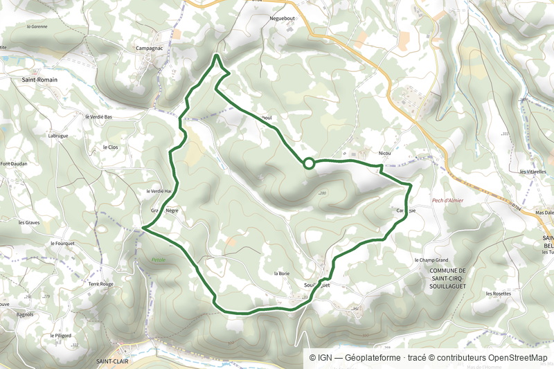Circuit des hameaux du Souillaguet