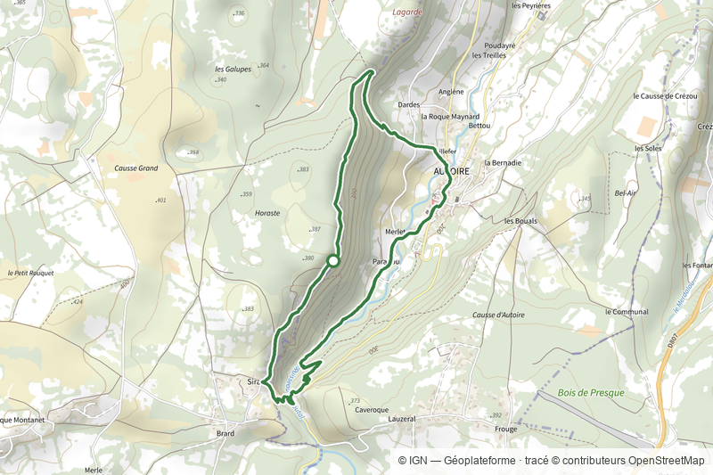 Circuit de la reculée d'Autoire