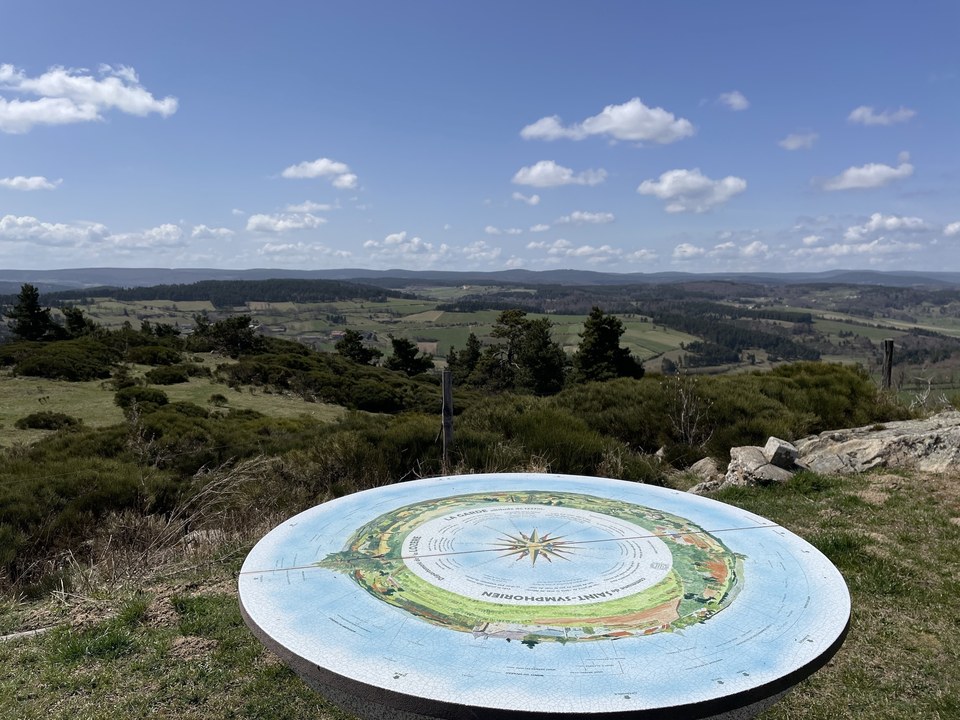 Table d'orientation à St Symphorien