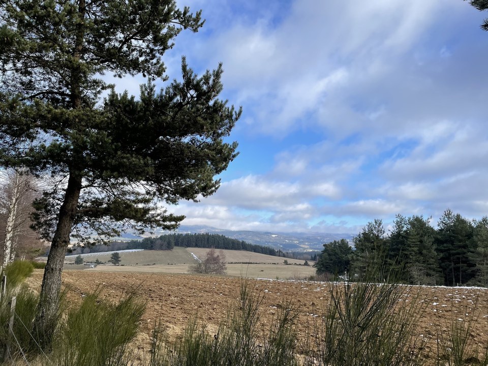 Vue depuis l'itinéraire