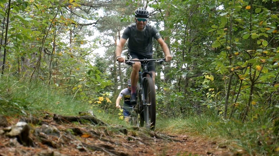 VTT dans les forêts du Causse de Mende