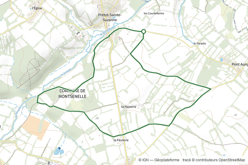 Sous-bois et vallée de la Senelle