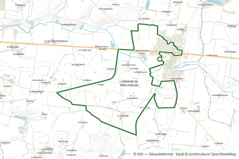 Circuit de Fontenelle par la crois de la Morandière