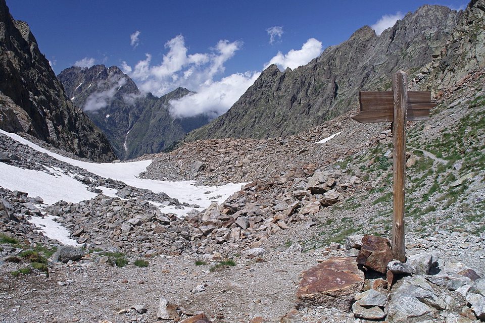 Il Vallone di Lourousa dal Colle del Chiapous