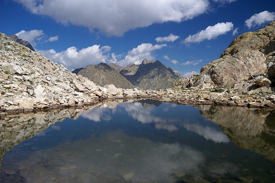Le Col de Fenestrelle du Lac de la Rovina