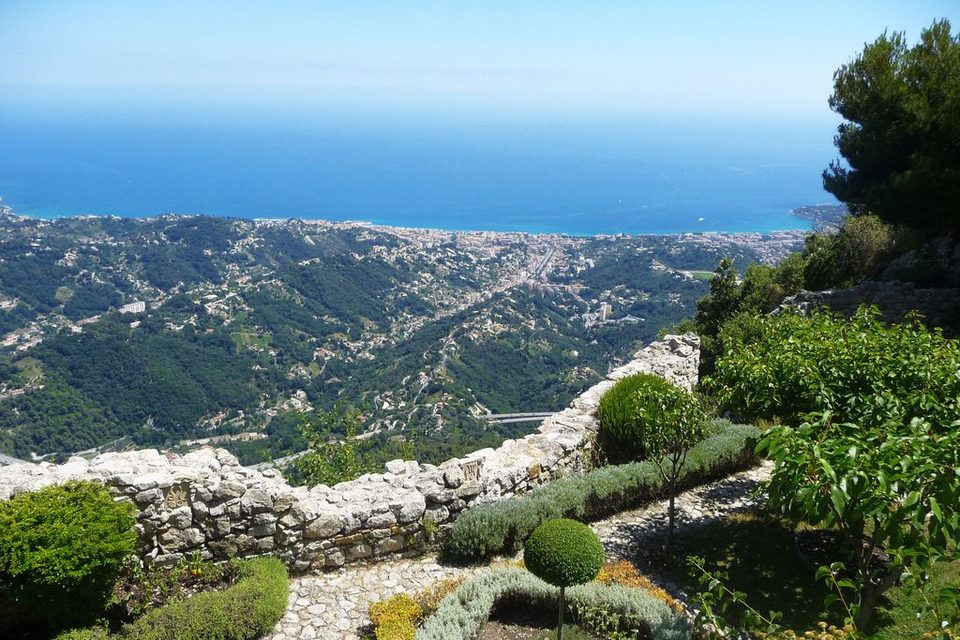 Randonnée à Sainte- Agnès. Jardin médiéval de Sainte-Agnès.