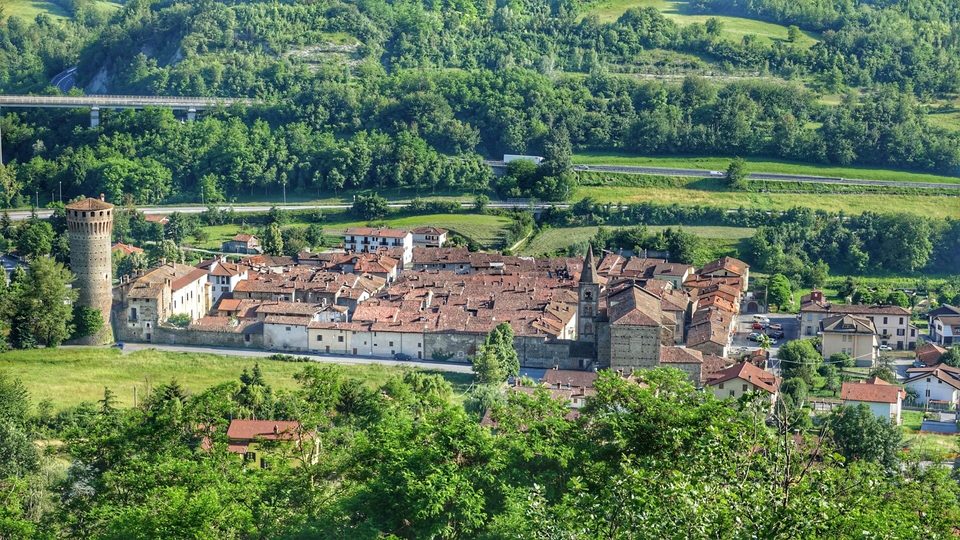 Veduta di Priero da loc. San Bernardo
