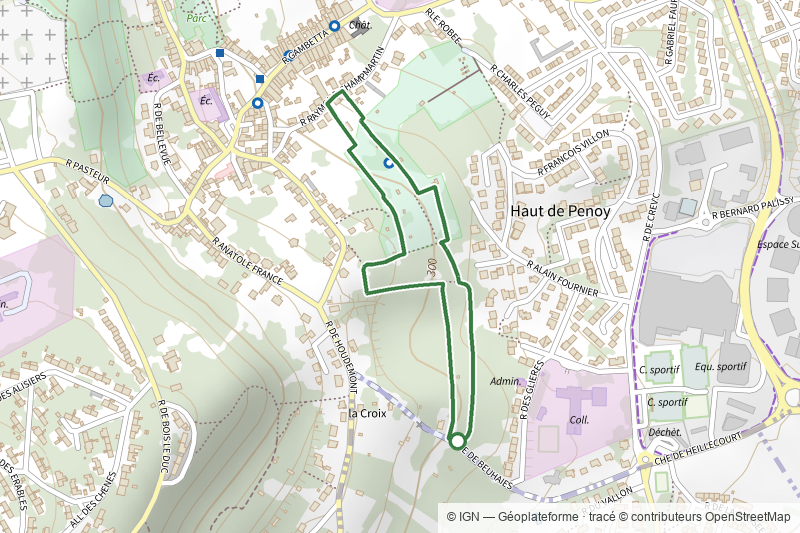 Parcours pédagogique des Enrichards - Sentier principal