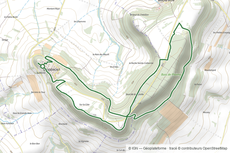 Circuit Barrès - Brunehaut