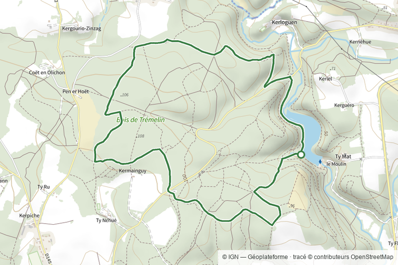 Circuit de la forêt de Trémelin