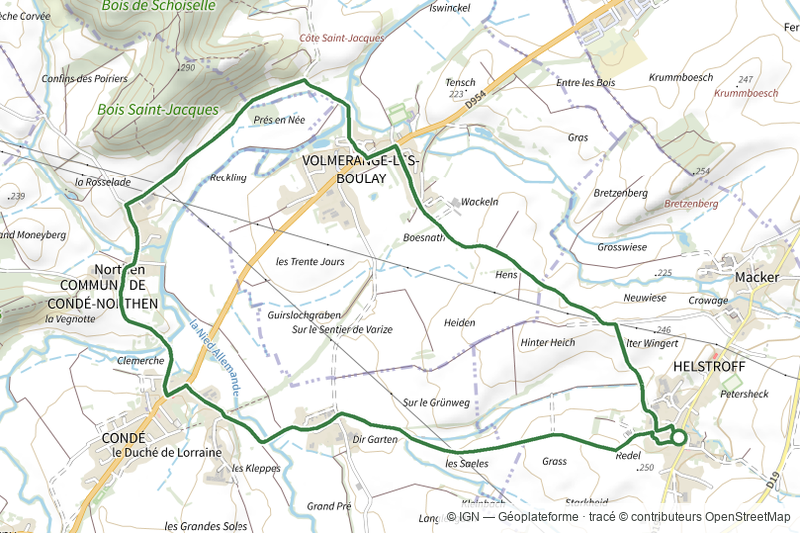 Circuit d'une Nied à l'autre
