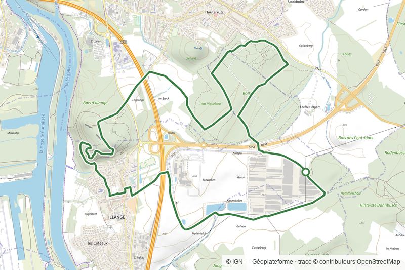 Circuit du Fort d'Illange et Yutz
