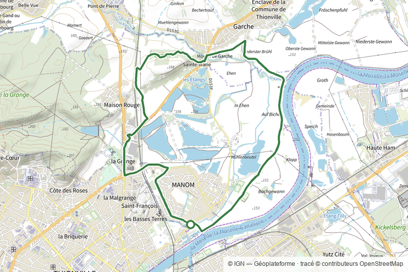Circuit des Etangs - Manom