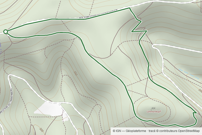 Parcours circulaire du Pilgerfelsen