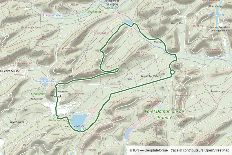 Circuit moyen de l'étang de Hanau
