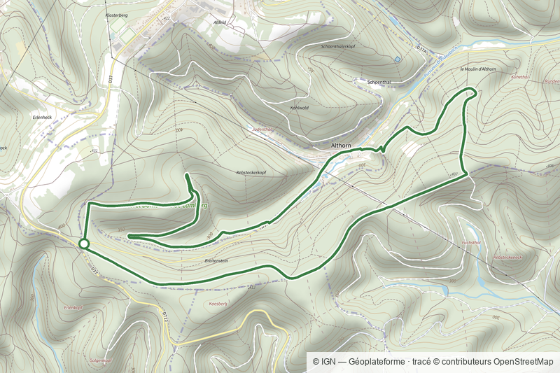 Parcours permanent du Mondfänger - 20 km