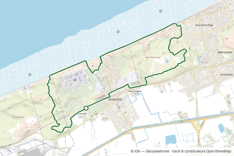 Circuit de la dune Marchand - Zuydcoote