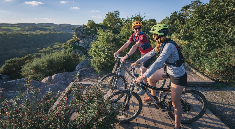 VTT à la Roche d'Oëtre en Suisse Normande