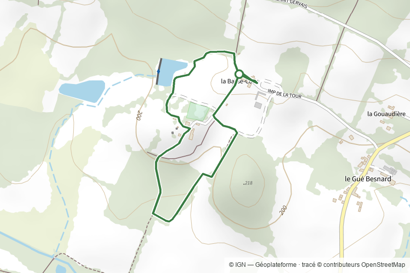 Parcours de la Tour de Bonvouloir