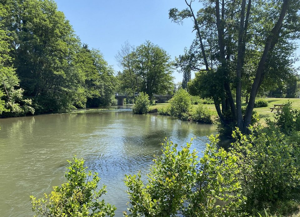 Les bords de l'Huisne à Rémalard-en-Perche