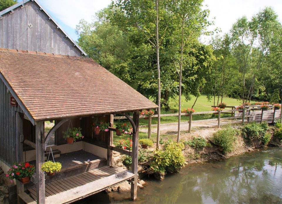 Village d'Aube, dans l'Orne en Normandie