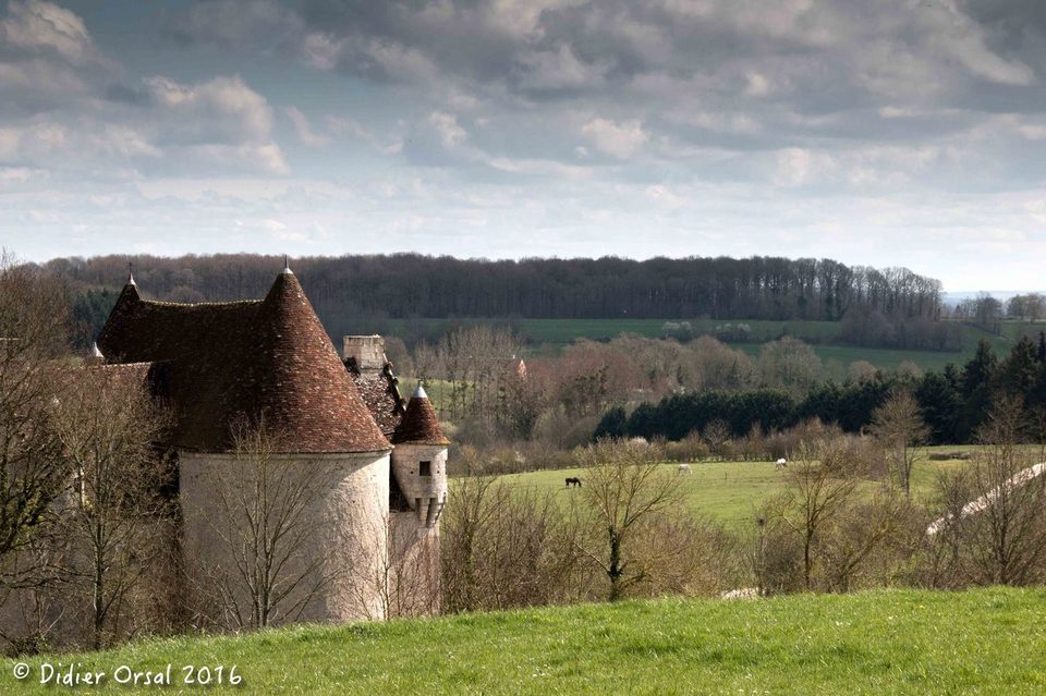 Nocé Courboyer Manoir Paysage vue